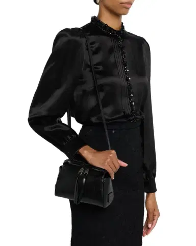 Dolce & Gabbana Zip-Top Leather Top-Handle Bag | Thumbnail 1