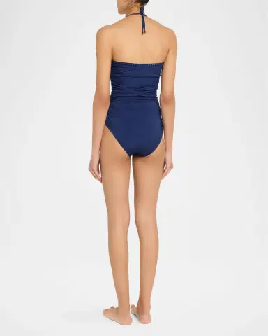 Shan Billy Rose Bandeau One-Piece Swimsuit | Thumbnail 2 Shan Billy Rose Bandeau One-Piece Swimsuit | Thumbnail 2
