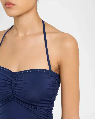 Shan Billy Rose Bandeau One-Piece Swimsuit | Thumbnail 3 Shan Billy Rose Bandeau One-Piece Swimsuit | Thumbnail 3
