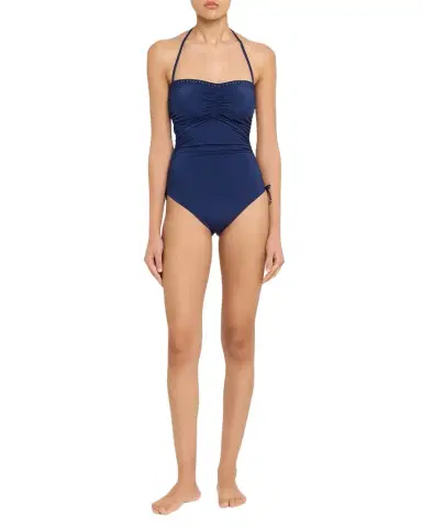 Shan Billy Rose Bandeau One-Piece Swimsuit | Thumbnail 1 Shan Billy Rose Bandeau One-Piece Swimsuit | Thumbnail 1