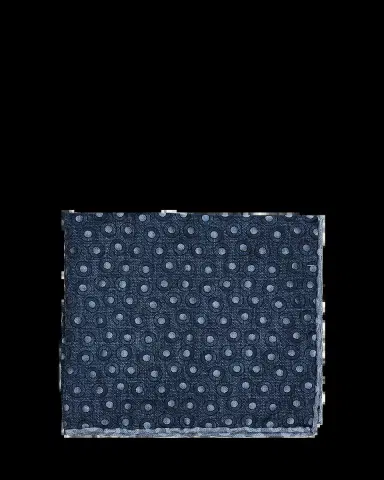 Brunello Cucinelli Men's Geometric Circle Silk Pocket Square | Thumbnail 2 Brunello Cucinelli Men's Geometric Circle Silk Pocket Square | Thumbnail 2