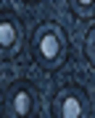 Brunello Cucinelli Men's Geometric Circle Silk Pocket Square | Thumbnail 3 Brunello Cucinelli Men's Geometric Circle Silk Pocket Square | Thumbnail 3