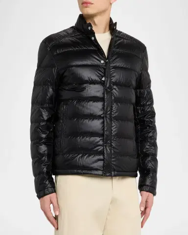 Moncler Men 's Selves Short Down Jacket | Thumbnail 4 Moncler Men 's Selves Short Down Jacket | Thumbnail 4