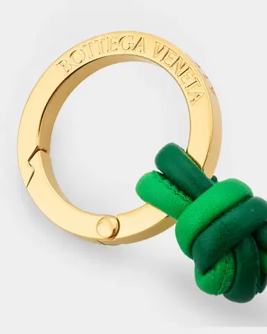 Bottega Veneta Four-Leaf Clover Nappa Leather Bag Charm | Thumbnail 2 Bottega Veneta Four-Leaf Clover Nappa Leather Bag Charm | Thumbnail 2