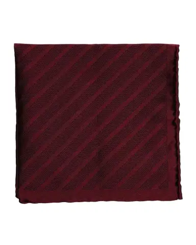 Brunello Cucinelli Men 's Tonal Stripe Silk Pocket Square | Thumbnail 1