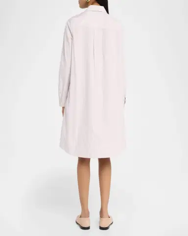 Co Cotton Twill A-Line Shirtdress | Thumbnail 2 Co Cotton Twill A-Line Shirtdress | Thumbnail 2