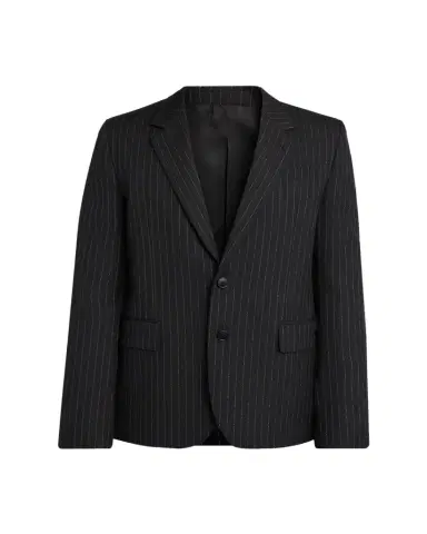 Alexander McQueen Men's Metallic Hairline Stripe Single-Breasted Sport Coat | Thumbnail 1 Alexander McQueen Men's Metallic Hairline Stripe Single-Breasted Sport Coat | Thumbnail 1