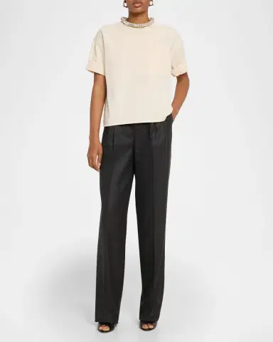 TWP Ex T Crop Top with Crystal Collar | Thumbnail 6 TWP Ex T Crop Top with Crystal Collar | Thumbnail 6