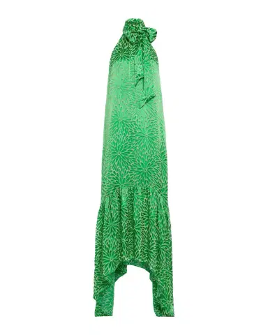 Ramy Brook Nickola Satin Halter Dress | Thumbnail 1