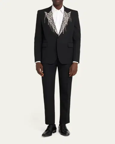 Alexander McQueen Men's Artie Leather Derby Shoes | Thumbnail 3 Alexander McQueen Men's Artie Leather Derby Shoes | Thumbnail 3