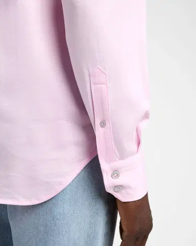 Tom Ford Men's Silk and Cotton Jersey Button-Down Shirt | Thumbnail 4