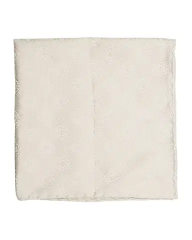 Brunello Cucinelli Men's Tonal Medallion Jacquard Silk Pocket Square | Thumbnail 1 Brunello Cucinelli Men's Tonal Medallion Jacquard Silk Pocket Square | Thumbnail 1