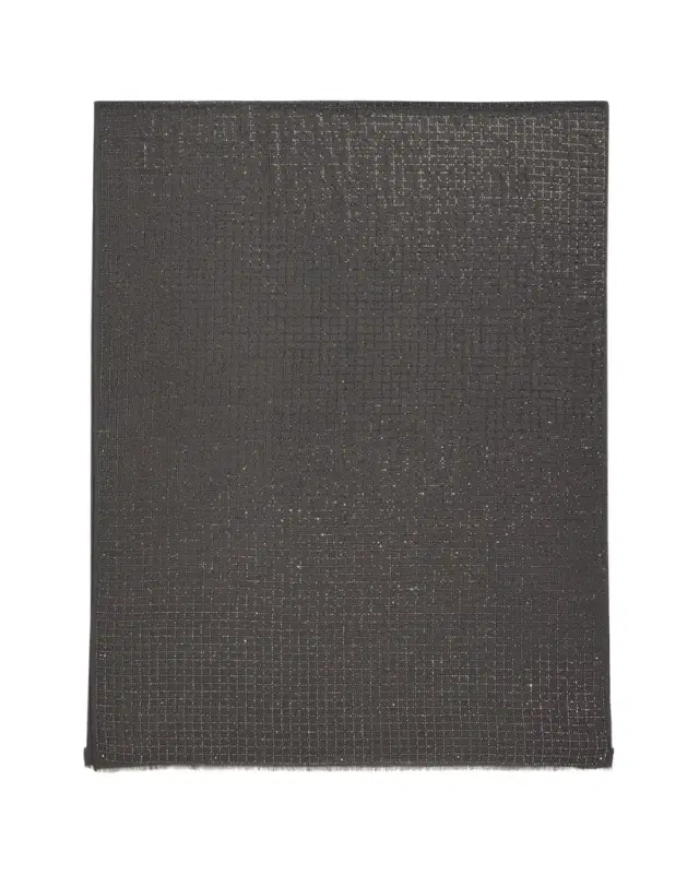 Janavi India Checks and Lines Cashmere Scarf