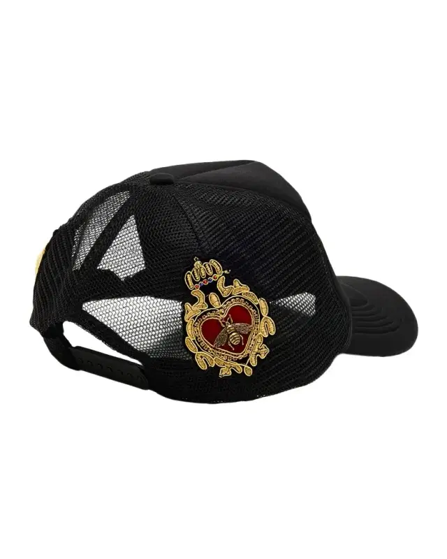 WHO DECIDES WAR Men 's Baroque Embroidered Trucker Hat
