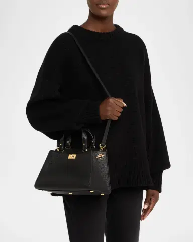 Michino Paris Trocadero Mini Leather Top-Handle Bag | Thumbnail 2 Michino Paris Trocadero Mini Leather Top-Handle Bag | Thumbnail 2