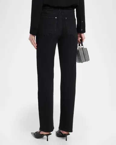 PAIGE Stevie Embellished Straight Ankle Jeans | Thumbnail 2 PAIGE Stevie Embellished Straight Ankle Jeans | Thumbnail 2