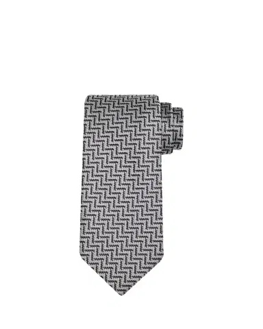 Tom Ford Men's Diagonal Chevron Silk Tie | Thumbnail 1