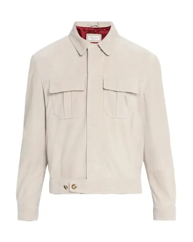 Men 's Suede Modern-Fit Shirt Jacket