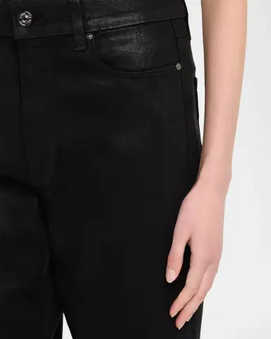 PAIGE Anessa Wide-Leg Coated Jeans | Thumbnail 4 PAIGE Anessa Wide-Leg Coated Jeans | Thumbnail 4