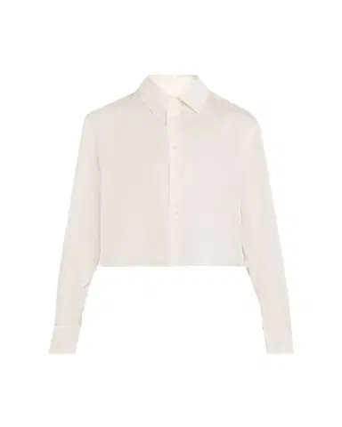 JW Anderson Silk Twill Crop Button-Down Shirt | Thumbnail 1 JW Anderson Silk Twill Crop Button-Down Shirt | Thumbnail 1