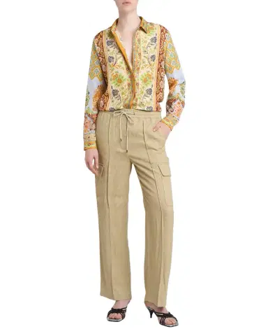 Etro Multicolor Paisley Silk Button-Front Shirt | Thumbnail 1