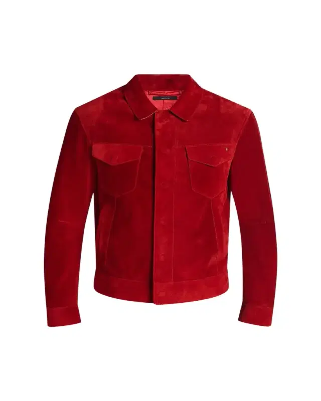 Men's Suede Snap-Front Western Jacket Men's Suede Snap-Front Western Jacket