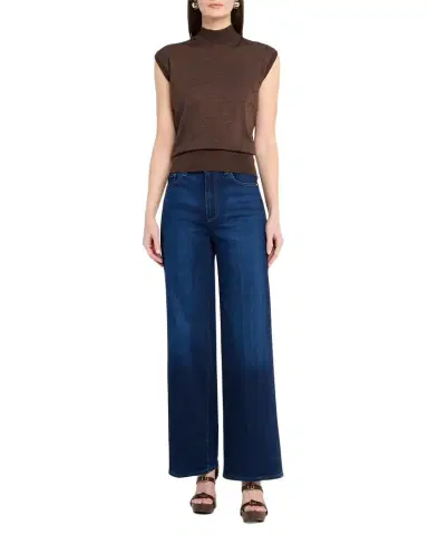 PAIGE Anessa 31" Wide-Leg Jeans | Thumbnail 1 PAIGE Anessa 31" Wide-Leg Jeans | Thumbnail 1