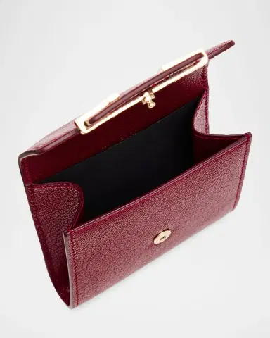 TOM FORD Aube Grain Leather Compact Wallet | Thumbnail 3