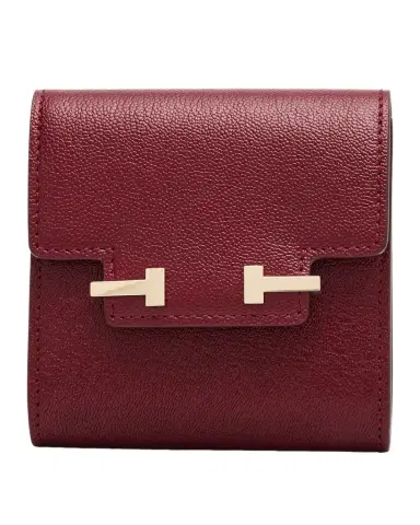 TOM FORD Aube Grain Leather Compact Wallet | Thumbnail 1