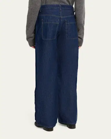 TWP Blue Jean Baby in Cotton-Linen Denim | Thumbnail 3 TWP Blue Jean Baby in Cotton-Linen Denim | Thumbnail 3