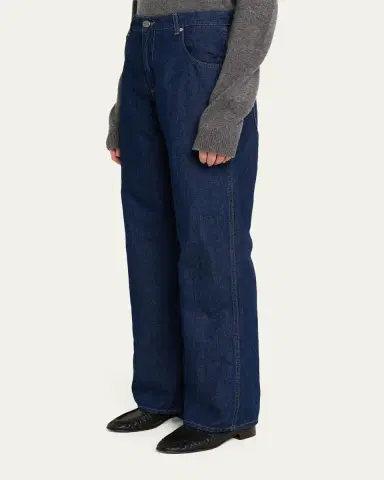 TWP Blue Jean Baby in Cotton-Linen Denim | Thumbnail 4 TWP Blue Jean Baby in Cotton-Linen Denim | Thumbnail 4