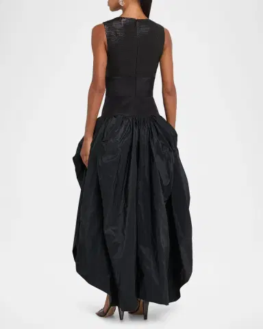 Christopher John Rogers Draped Bustier Sleeveless Maxi Dress | Thumbnail 2 Christopher John Rogers Draped Bustier Sleeveless Maxi Dress | Thumbnail 2