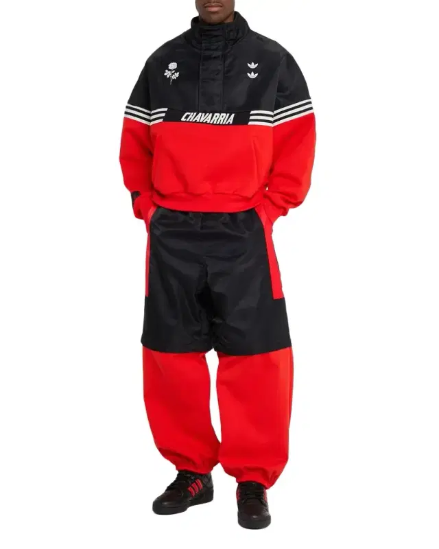 x Willy Chavarria Men's Fleece Zip-Off Track Pants