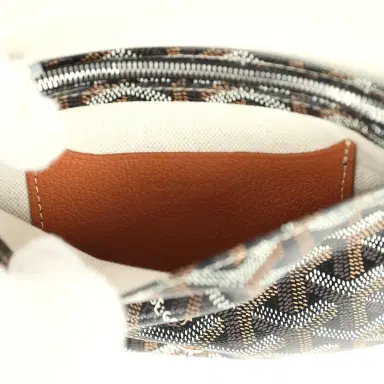 goyard Goyard Goyardine Canvas Black and Tan Ladybug Plumet Pocket Wallet Palladium Hardware | Thumbnail 11 goyard Goyard Goyardine Canvas Black and Tan Ladybug Plumet Pocket Wallet Palladium Hardware | Thumbnail 11