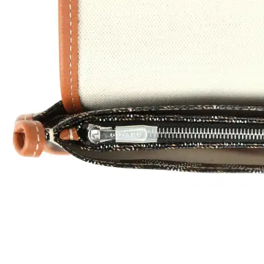 goyard Goyard Goyardine Canvas Black and Tan Ladybug Plumet Pocket Wallet Palladium Hardware | Thumbnail 8 goyard Goyard Goyardine Canvas Black and Tan Ladybug Plumet Pocket Wallet Palladium Hardware | Thumbnail 8