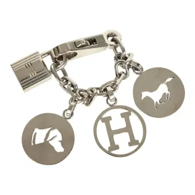 HERMÈS Pre-owned Hermes Breloque Olga Bag Charm Palladium Hardware | Thumbnail 3 HERMÈS Pre-owned Hermes Breloque Olga Bag Charm Palladium Hardware | Thumbnail 3