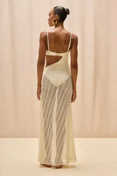 PatBo WAVE MESH CUT OUT BEACH DRESS | Thumbnail 2