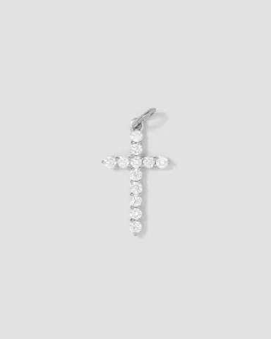 Jennifer Fisher Large Floating Diamond Cross | Thumbnail 2