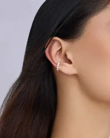 Jennifer Fisher Oversized Floating Diamond Ear Cuff | Thumbnail 2 Jennifer Fisher Oversized Floating Diamond Ear Cuff | Thumbnail 2