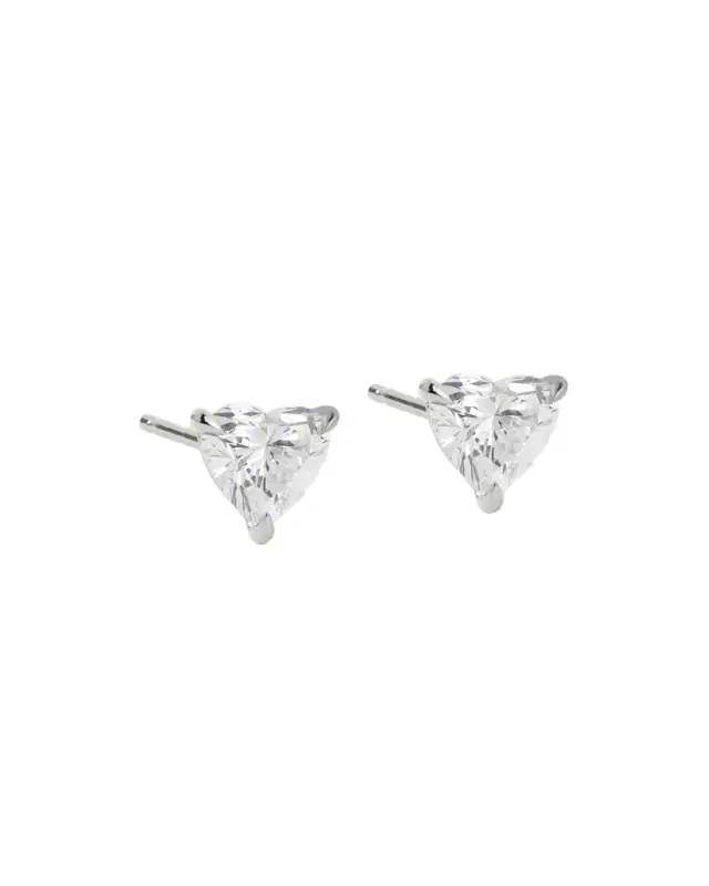 Jennifer Fisher Floating Lab Diamond Heart Stud