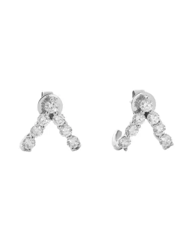 Jennifer Fisher Floating Seven Diamond Double Huggies | Thumbnail 1 Jennifer Fisher Floating Seven Diamond Double Huggies | Thumbnail 1