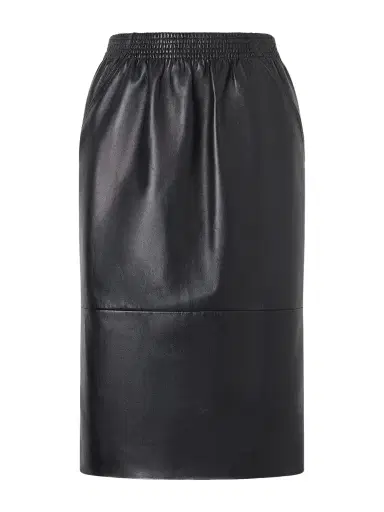 Chloé Gathered Leather Skirt | Thumbnail 1