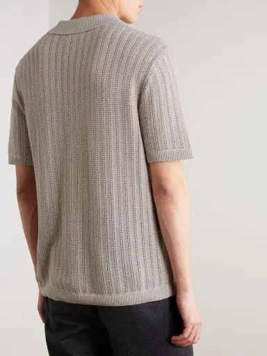 MR P. Pointelle-Knit Cotton Shirt - Men | Thumbnail 3