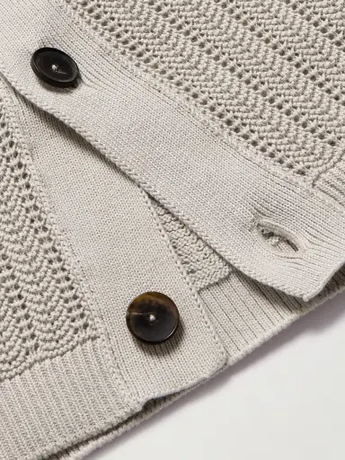 MR P. Pointelle-Knit Cotton Shirt - Men | Thumbnail 5