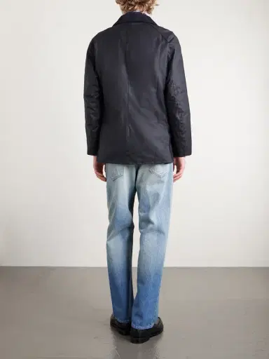 Barbour Ashby Corduroy-Trimmed Waxed-Cotton Jacket - Men | Thumbnail 4