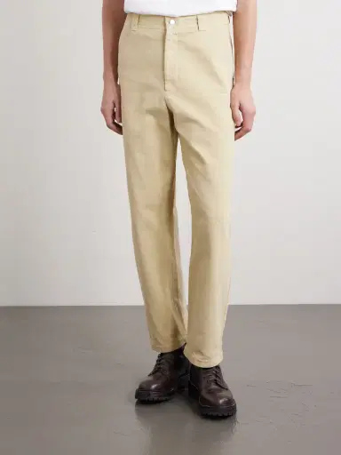 A.P.C. Ville Cropped Straight-Leg Cotton-Gabardine Chinos - Men | Thumbnail 3 A.P.C. Ville Cropped Straight-Leg Cotton-Gabardine Chinos - Men | Thumbnail 3