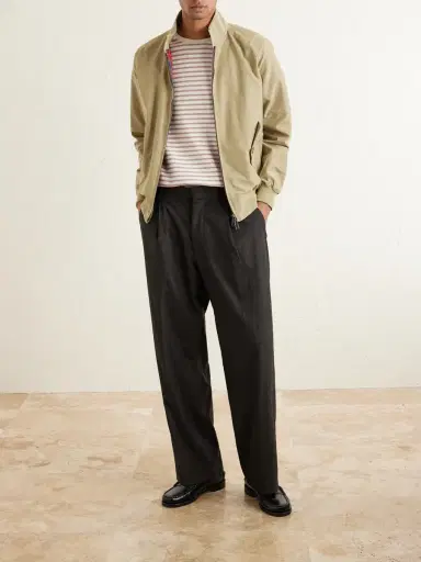 MR P. triped Ribbed Cotton-Jersey T-hirt - Men | Thumbnail 2