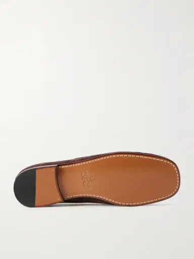 Valentino Garavani Logo-Embellished Suede Loafers - Men | Thumbnail 3 Valentino Garavani Logo-Embellished Suede Loafers - Men | Thumbnail 3