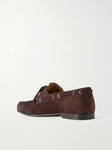 Valentino Garavani Logo-Embellished Suede Loafers - Men | Thumbnail 4 Valentino Garavani Logo-Embellished Suede Loafers - Men | Thumbnail 4