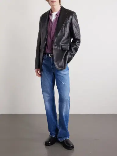 Acne Studios Leather Jacket - Men | Thumbnail 2